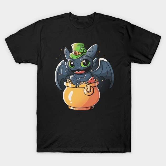 Irish Dragon T-Shirt by eduely